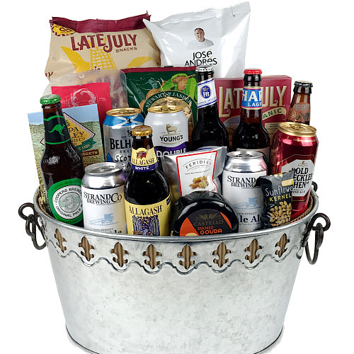 Craft Beer Gift Basket, Cheers For Beers Gift Box For Him