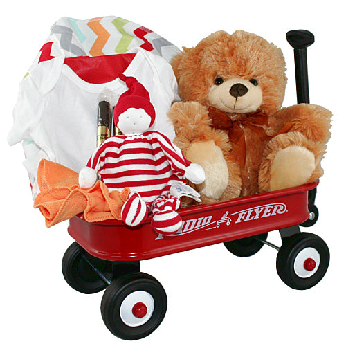 Radio Flyer Bundle of Joy Baby Gift Basket