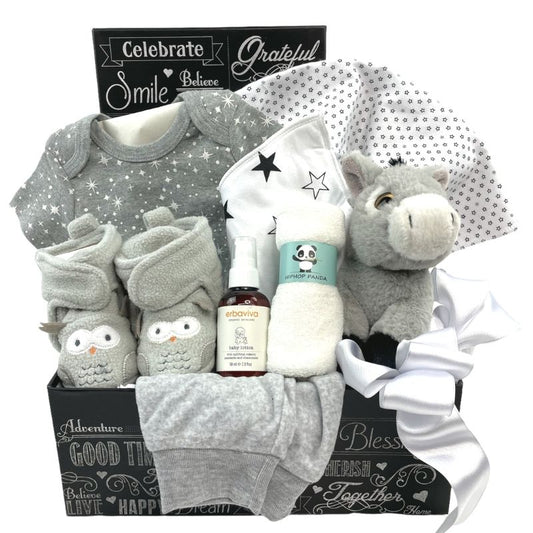 Words to Grow On Baby Gift Basket