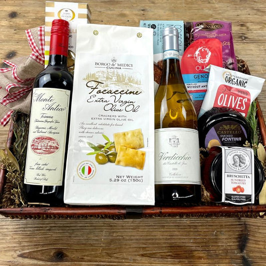 La Dolce Vita Wine Gift Basket