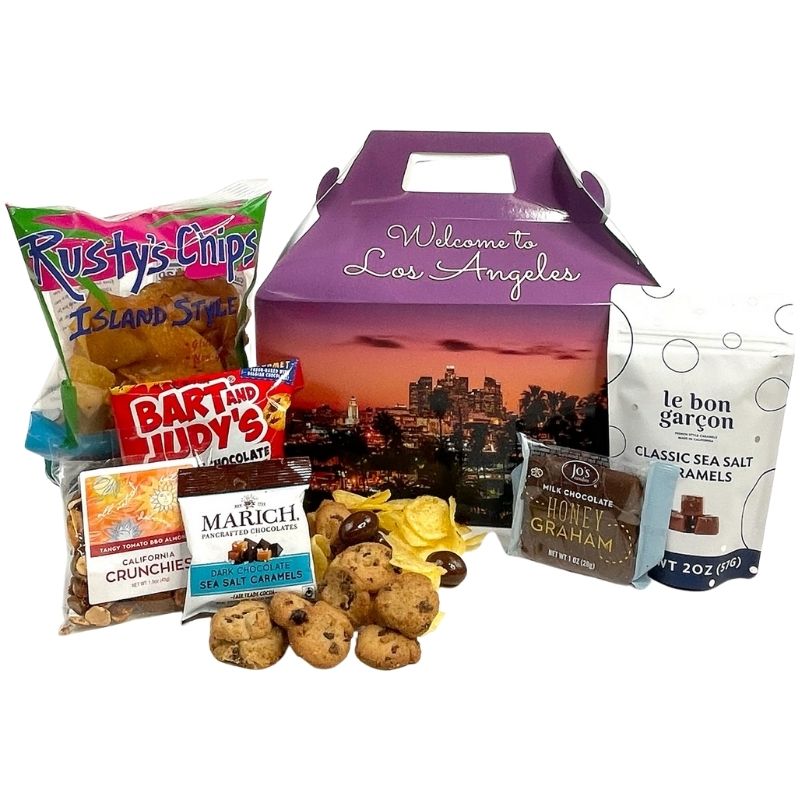 to Los Angeles Gift Box Fancifull Gift Baskets